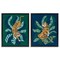 Stupell Industries Prowling Tiger Sitting Tiger Jungle 2 pc Framed Floater Canvas Wall Art Set Design by Yvette St. Amant